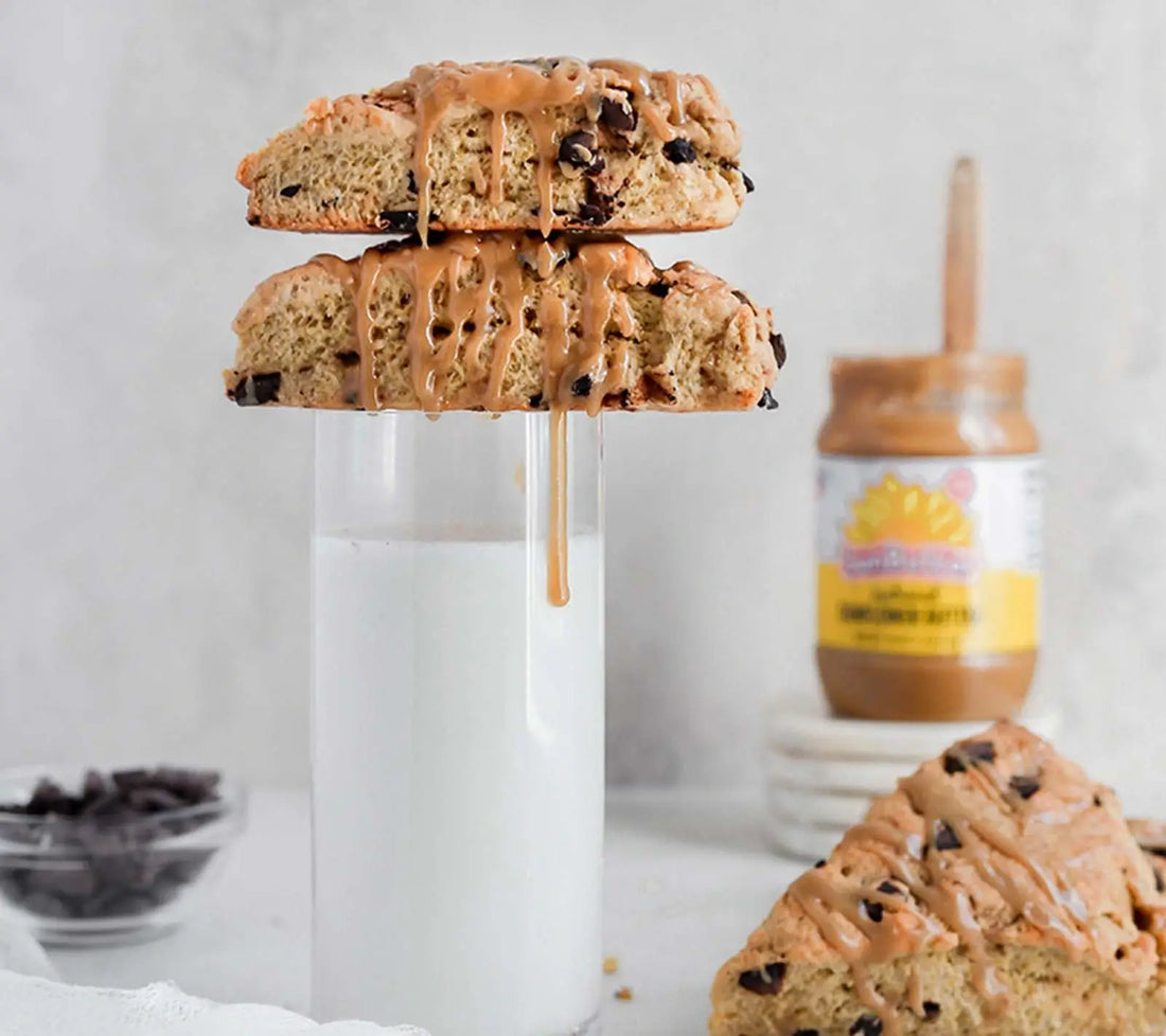 SunButter Chocolate Chip Scones