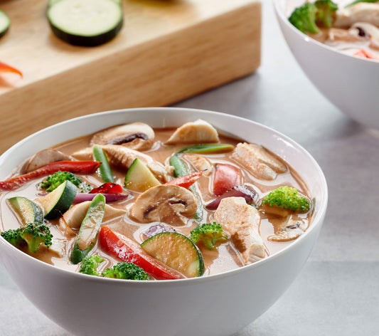 SunButter Red Curry Coconut Soup