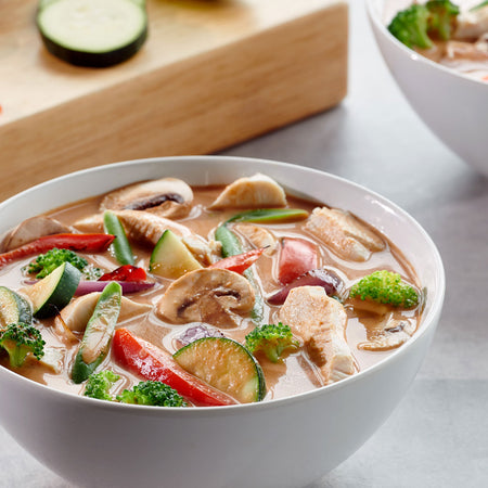 SunButter Red Curry Coconut Soup