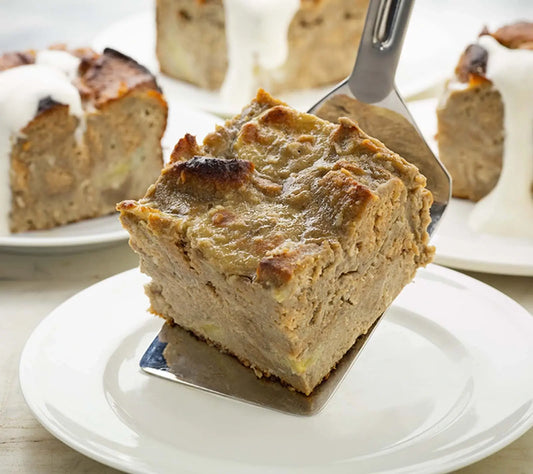 Coconut SunButter Bread Pudding