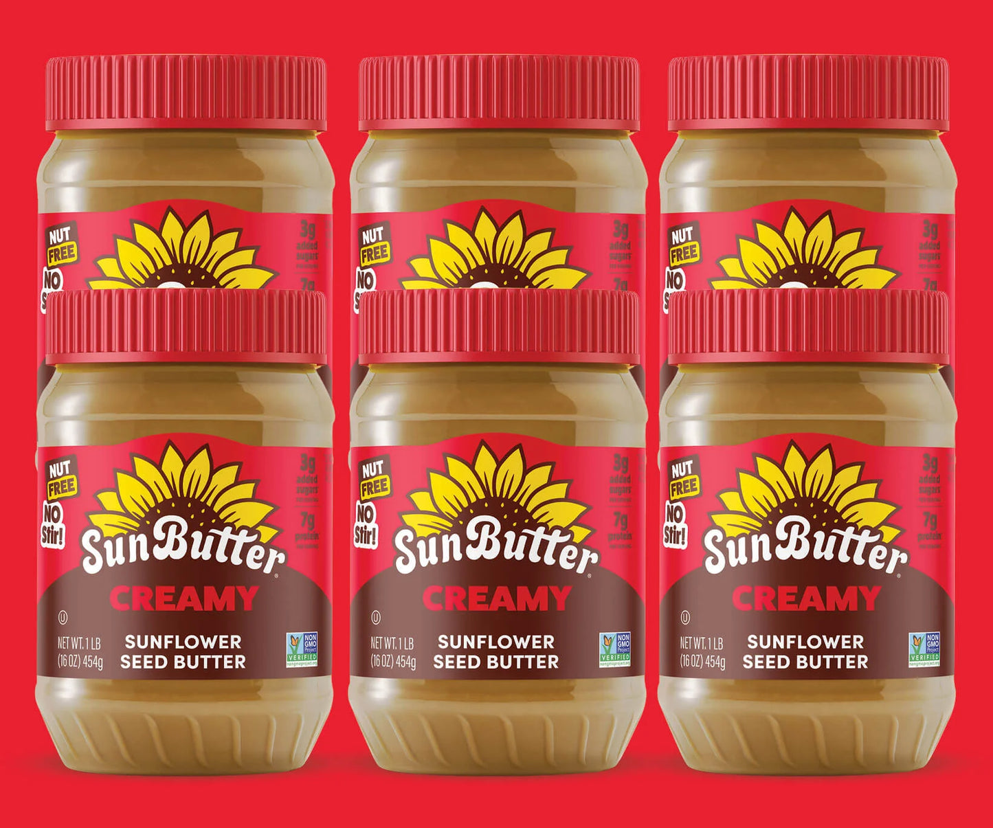 SunButter® Creamy 1 lb Jar Case